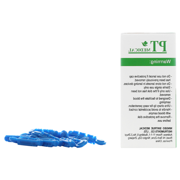 Kim lấy máu PT Medical Blood Lancets hộp 100 cái