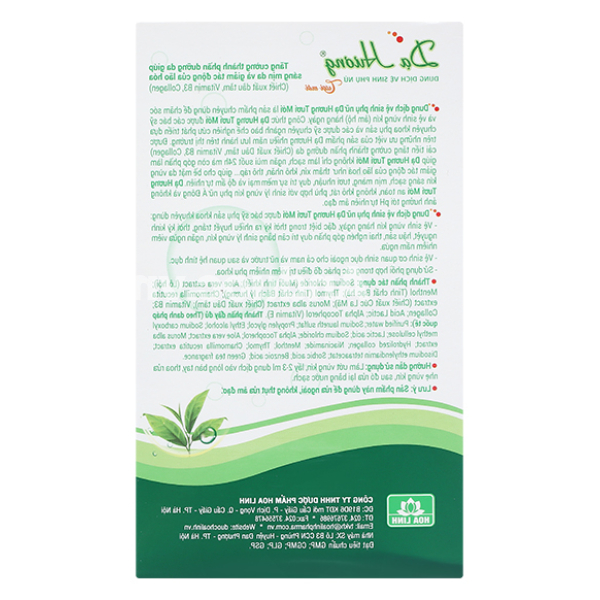 Dung dịch vệ sinh phụ nữ Dạ Hương trà xanh khử mùi chai 100ml