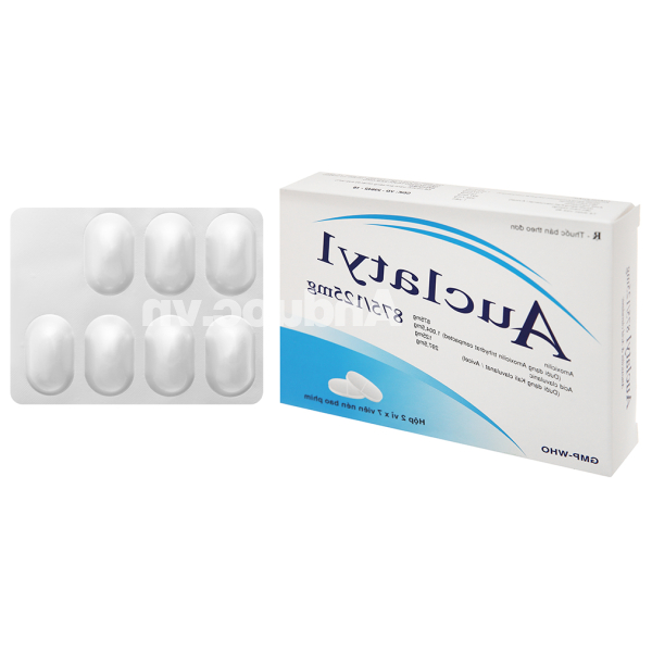 Auclatyl 875/125mg trị nhiễm khuẩn (2 vỉ x 7 viên)