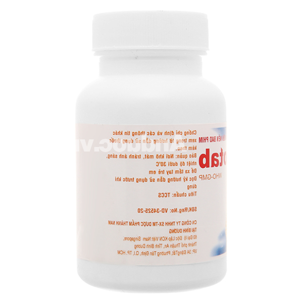 Mesotab 500mg giảm đau, kháng viêm xương khớp lọ 100 viên