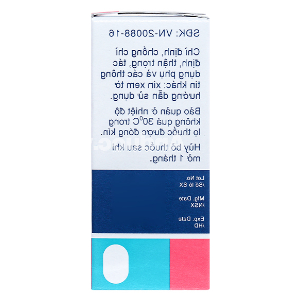 Dung dịch nhỏ mắt Taflotan 0.0015% trị tăng nhãn áp lọ 2.5ml