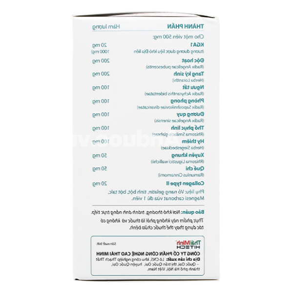 Khương Thảo Đan giảm triệu chứng viêm, phục hồi sụn khớp hộp 120 viên