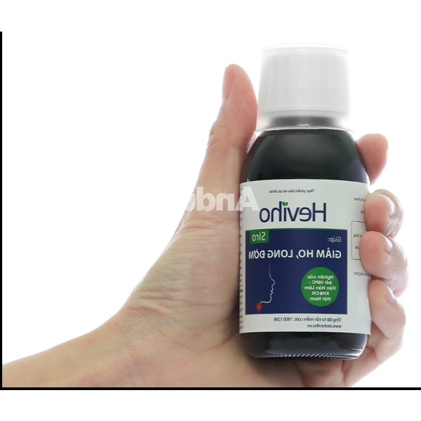 Siro Heviho hỗ trợ giảm ho, long đờm chai 100ml