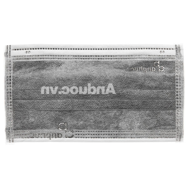 Khẩu trang y tế An Phúc 4 lớp màu xám gói 10 cái