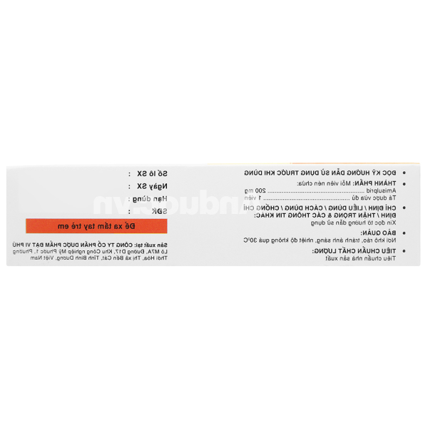 Gayax 200mg trị tâm thần phân liệt (4 vỉ x 7 viên)