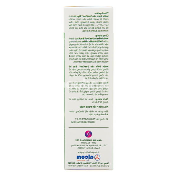 Xịt mũi SeaCool Bạc Hà giảm ngạt mũi, sổ mũi chai 70ml