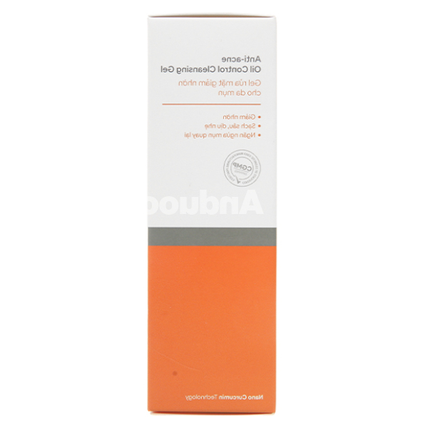 Gel rửa mặt Decumar Anti-acne Oil Control giảm nhờn cho da mụn tuýp 50g