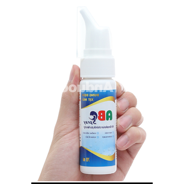 Xịt mũi ABC Spray ngăn ngừa sổ mũi, ngạt mũi chai 70ml