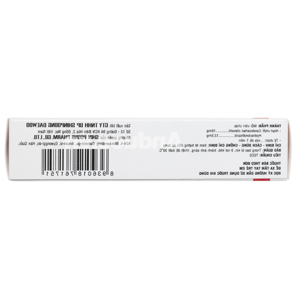 Cancetil Plus 16mg/12.5mg trị tăng huyết áp (3 vỉ x 10 viên)