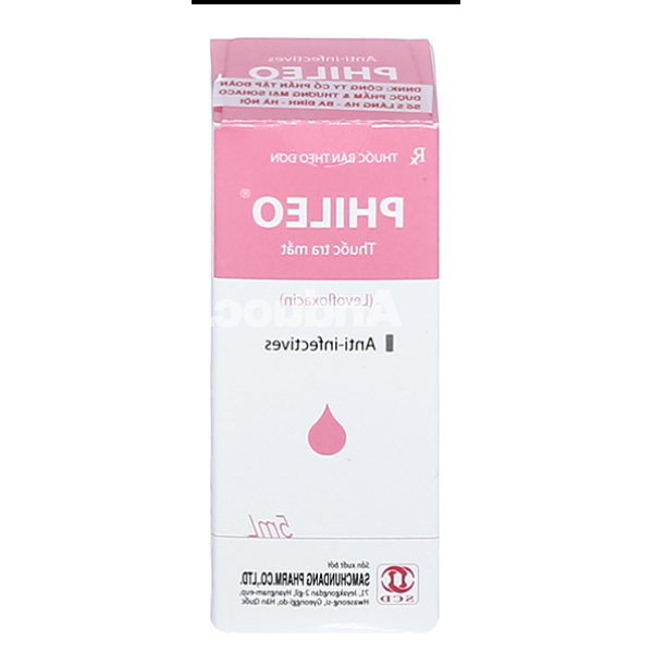 Dung dịch tra mắt Phileo trị nhiễm khuẩn mắt lọ 5ml