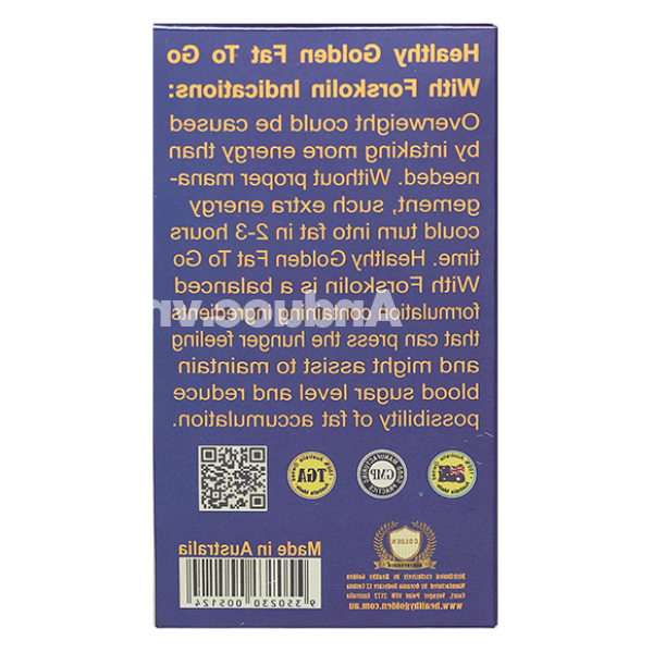 Super Fat To Go Complex With Forskolin hỗ trợ giảm cân chai 100 viên