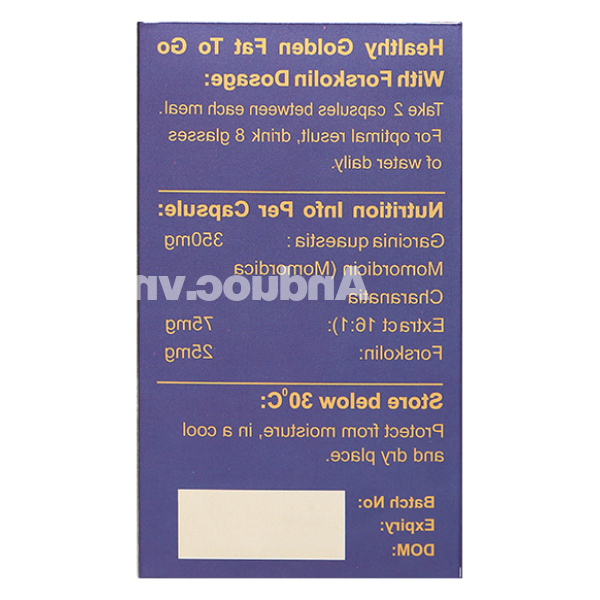 Super Fat To Go Complex With Forskolin hỗ trợ giảm cân chai 100 viên