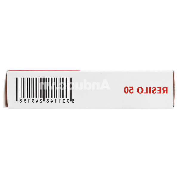 Resilo 50 trị tăng huyết áp, suy tim (2 vỉ x 10 viên)