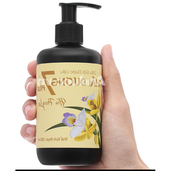 Dầu Gội Dược Liệu Thái Dương 7 Plus hỗ trợ phục hồi tóc chai 250ml