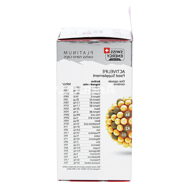 Viên nang Swiss Energy Active Life bổ sung vitamin và khoáng chất chai 30 viên
