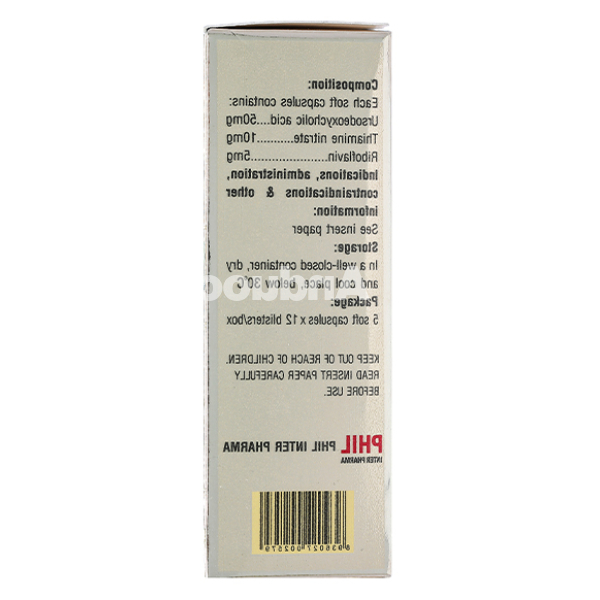 Philurso hỗ trợ trị bệnh lý về gan mật (12 vỉ x 5 viên)