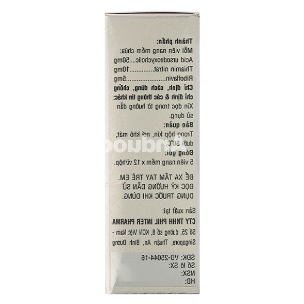 Philurso hỗ trợ trị bệnh lý về gan mật (12 vỉ x 5 viên)