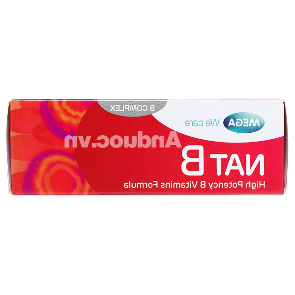 Nat B bổ sung vitamin B, giảm mệt mỏi hộp 30 viên