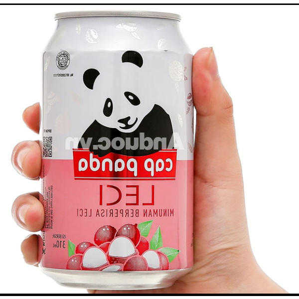 Nước trái vải Cap Panda Leci lon 310ml