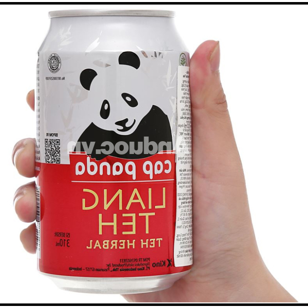 Trà thảo mộc Cap Panda Liang Teh lon 310ml