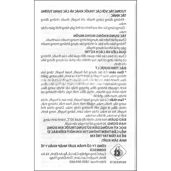 Đan Sâm - Tam Thất phòng và chứng trị đau thắt ngực hộp 4 vỉ x 10 viên