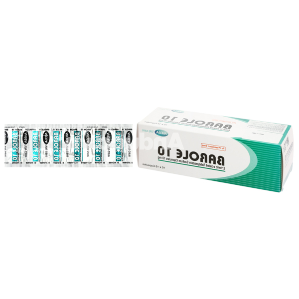 Barole 10 trị viêm loét do trào ngược dạ dày, thực quản (10 vỉ x 10 viên)