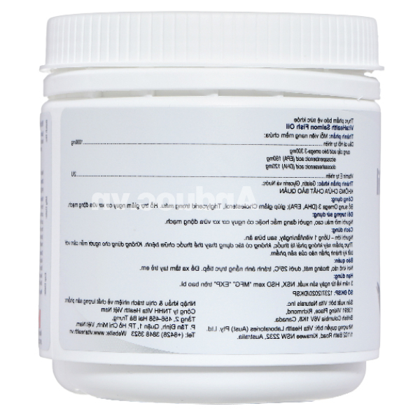 Dầu cá VitaHealth Salmon Fish Oil bổ mắt, ngừa xơ vữa động mạch hộp 100 viên