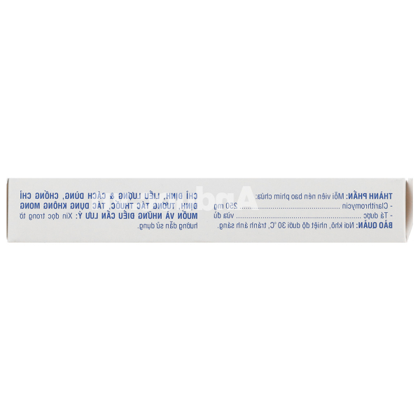 Enclacin 250mg trị nhiễm khuẩn (2 vỉ x 10 viên)
