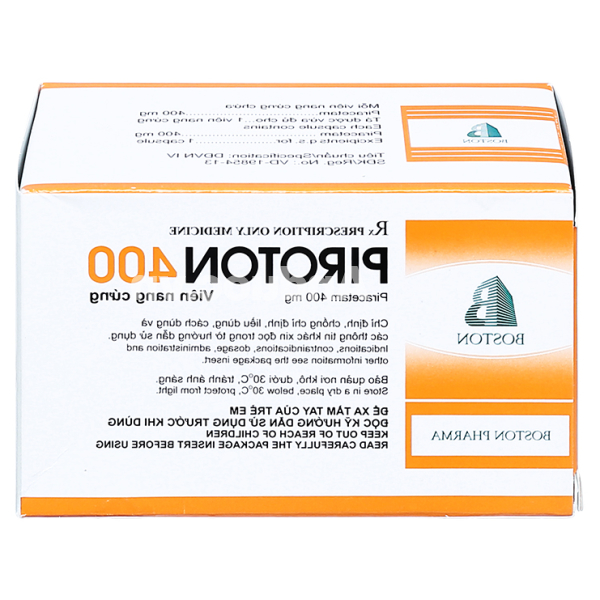Piroton 400 trị chóng mặt, giật rung cơ (5 vỉ x 10 viên)