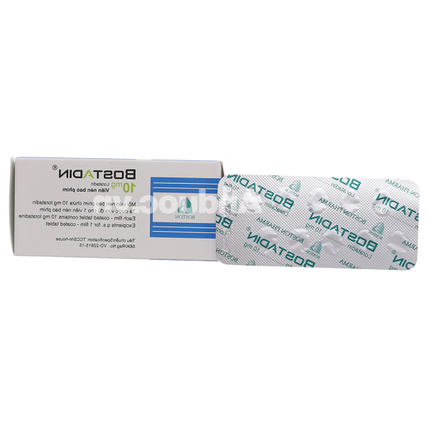 Bostadin 10mg hộp 100 viên trị viêm mũi dị ứng, ngứa, mày đay