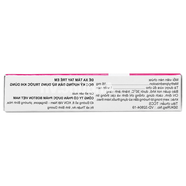 Methylboston 16 thuốc kháng viêm (3 vỉ x 10 viên)