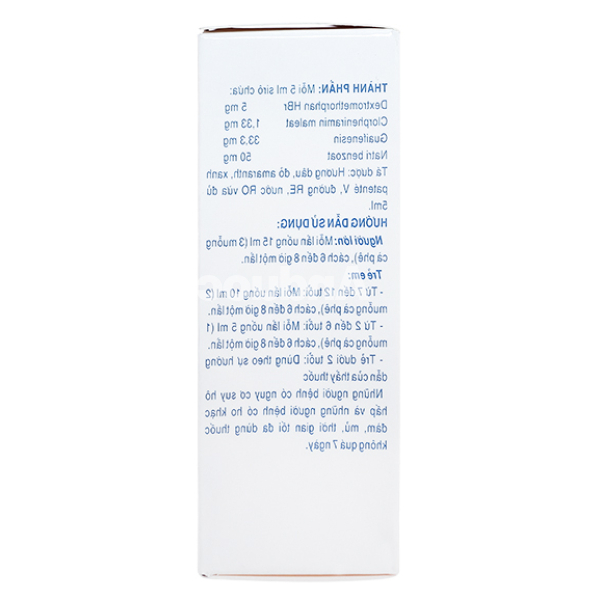 Siro Touxirup giảm ho do cảm lạnh, viêm phế quản, viêm mũi dị ứng (20 gói x 5ml)