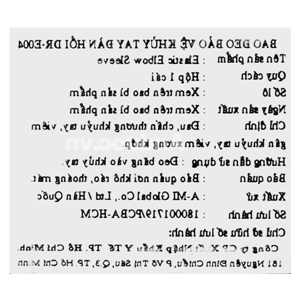 Bao đeo khuỷu tay đàn hồi Dr. Med DR-E004 size M