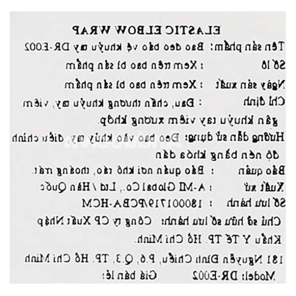 Bao đeo khuỷu tay Dr. Med DR-E002 size U hộp 1 cái