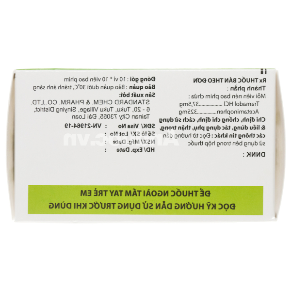 Utrahealth F.C Tablet trị các cơn đau trung bình đến nặng (10 vỉ x 10 viên)