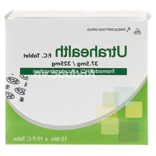 Utrahealth F.C Tablet trị các cơn đau trung bình đến nặng (10 vỉ x 10 viên)