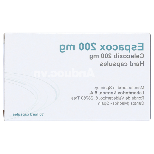 Espacox 200mg giảm đau, kháng viêm xương khớp (3 vỉ x 10 viên)