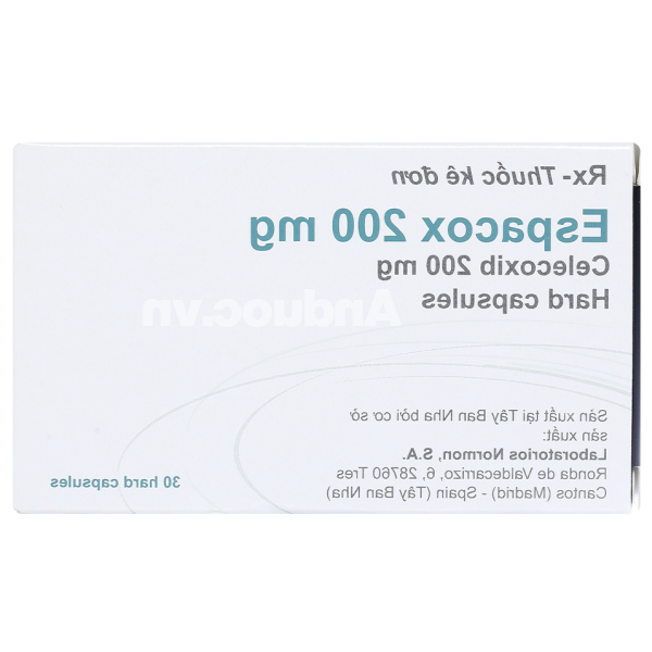 Espacox 200mg giảm đau, kháng viêm xương khớp (3 vỉ x 10 viên)