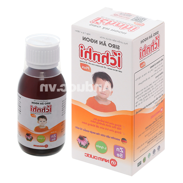 Siro Ăn Ngon Ích Nhi tăng hấp thu & sức đề kháng cho bé chai 100ml