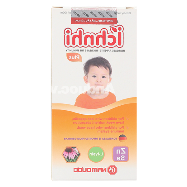 Siro Ăn Ngon Ích Nhi tăng hấp thu & sức đề kháng cho bé chai 100ml