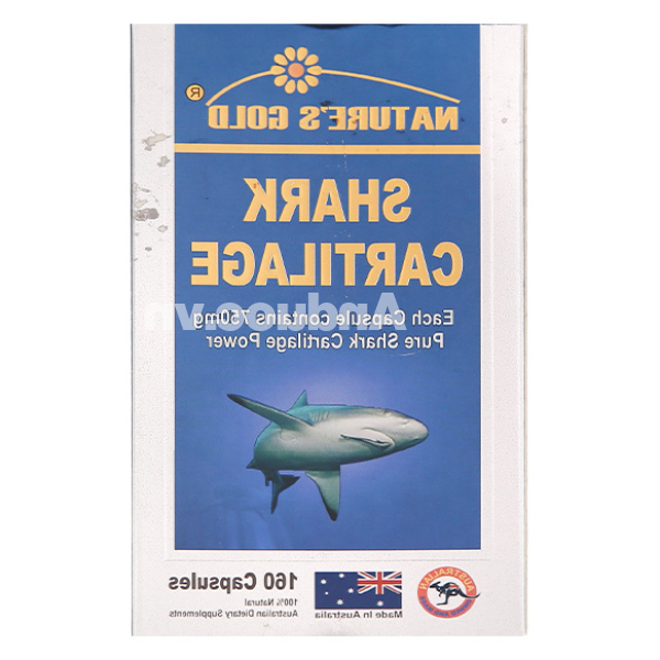 Nature's Gold Shark Cartilage chống lão hóa xương lọ 160 viên