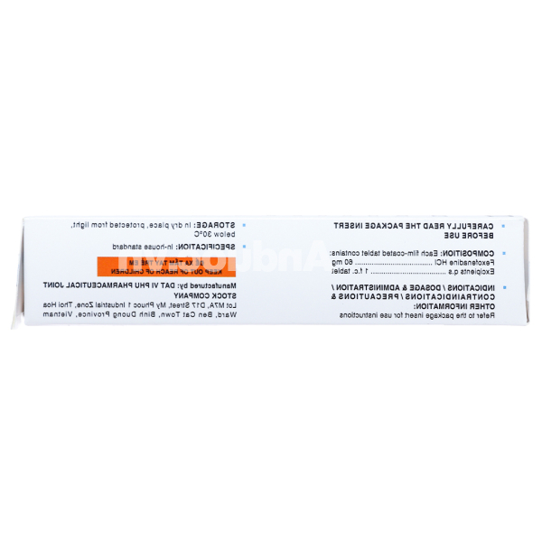 Xonatrix 60mg trị viêm mũi dị ứng, mày đay (3 vỉ x 10 viên)