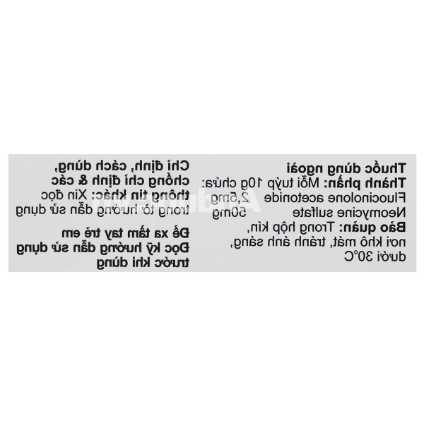 Kem bôi Genflu - N trị chàm dị ứng, vẩy nến, viêm da, lupus ban đỏ tuýp 10g