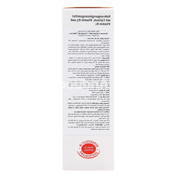 Heilusan Calcium 600 +Vitamin D3 giúp ngừa loãng xương hộp 48 viên