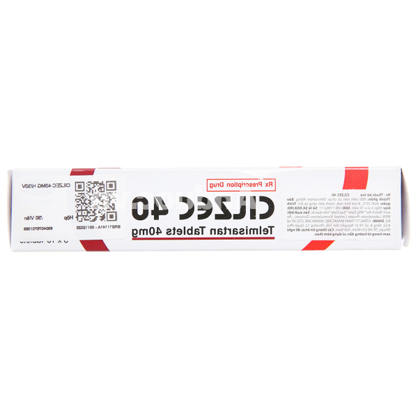 Cilzec 40 trị tăng huyết áp (3 vỉ x 10 viên)