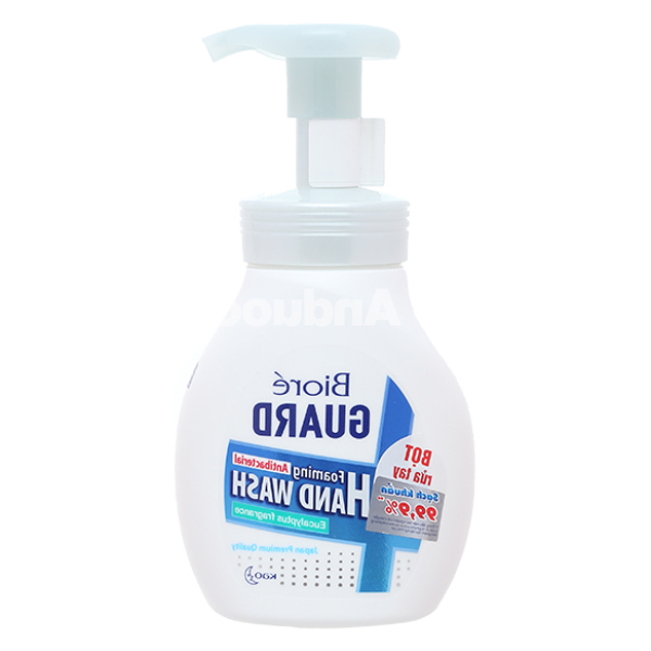 Bọt rửa tay Bioré Guard hương khuynh diệp kháng khuẩn chai 250ml