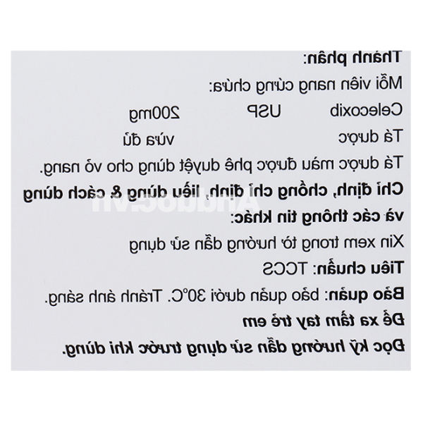 Locobile 200mg trị thoái hóa khớp, viêm khớp dạng thấp (3 vỉ x 10 viên)