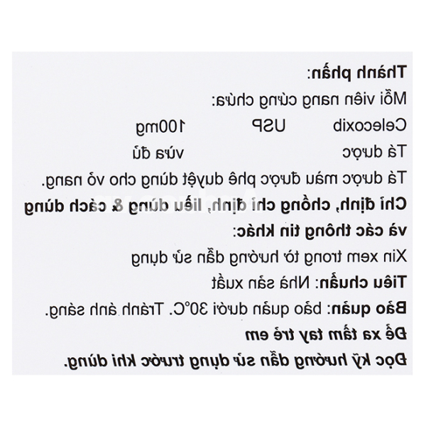 Locobile 100mg trị thoái hóa khớp, viêm xương khớp (3 vỉ x 10 viên)