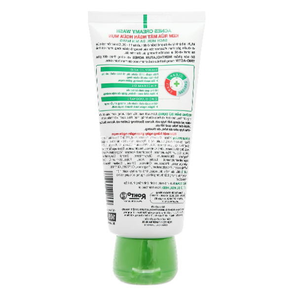 Kem rửa mặt Acnes Trio Acitv ngăn ngừa mụn tuýp 100g