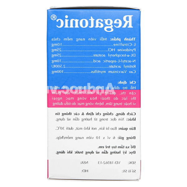 Regatonic hỗ trợ điều trị một số bệnh lý về mắt, cải thiện thị lực (6 vỉ x 10 viên)